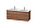 Тумба под раковину Duravit L-Cube LC625907979, орех натуральный