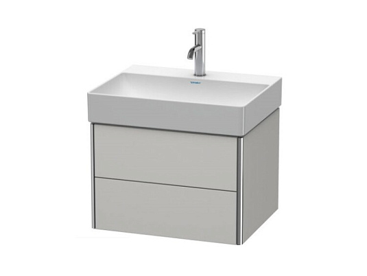 Тумба под раковину Duravit XSquare XS416103939, скандинавский белый шелковисто-матовый - duravit shop