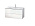 Тумба под раковину Duravit L-Cube LC624201818, белый матовый