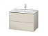 Тумба под раковину Duravit L-Cube LC624109191, серо-коричневый матовый