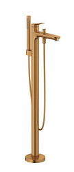 Смеситель для ванны и душа Duravit Wave WA5250000004, бронза брашированная