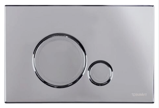 Клавиша смыва Duravit DuraSystem WD5010021000/WF5120021010, хром - duravit shop