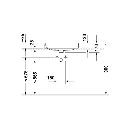 Раковина Duravit Happy D.2 2315600000 белый - duravit shop