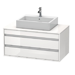 Тумба под раковину Duravit Ketho KT665502222, белый глянцевый