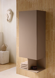 Шкаф-пенал Duravit Balcoon BA1302RJGIG0000, Slate Brown Matt Decor/Slate Brown Structured Matt Decor