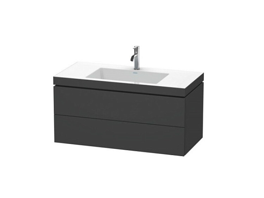 Тумба под раковину Duravit L-Cube LC6928O4949, графит матовый - duravit shop