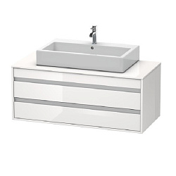 Тумба под раковину Duravit Ketho KT665602222, белый глянцевый