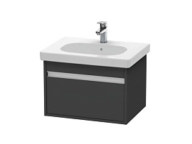 Тумба под раковину Duravit Ketho KT667004949, графит матовый
