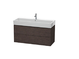 Тумба под раковину Duravit L-Cube LC627907272, дуб тёмный брашированный