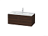 Тумба под раковину Duravit L-Cube LC614206969, орех брашированный