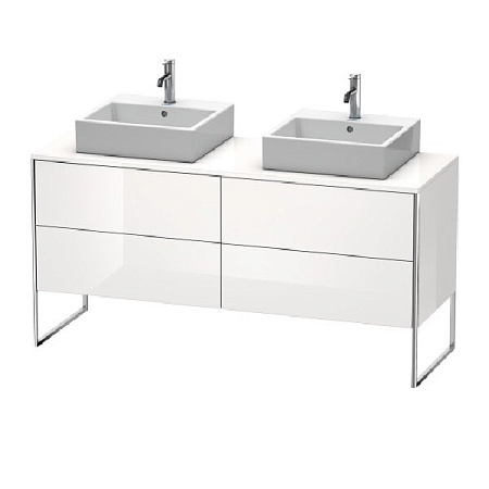 Тумба под раковину Duravit XSquare XS4927B2222, белый глянцевый - duravit shop