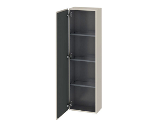 Шкаф-пенал Duravit L-Cube LC1168R9191, серо-коричневый матовый - duravit shop