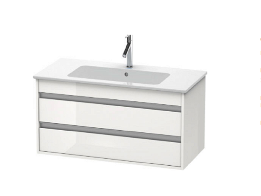 Тумба под раковину Duravit Ketho KT643002222, белый глянцевый - duravit shop