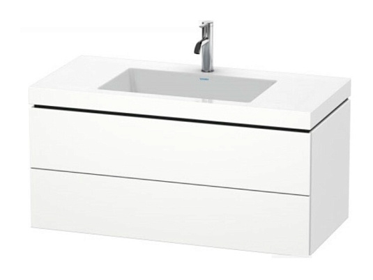Тумба под раковину Duravit L-Cube LC6928O1818, белый матовый - duravit shop