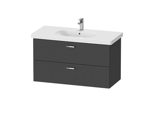 Тумба под раковину Duravit XBase 03421000002/XB619304949, графит матовый - duravit shop
