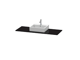 Столешница Duravit XSquare XS060GL4040, черный глянцевый