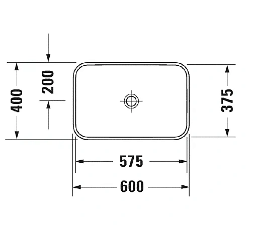 Раковина накладная Duravit Happy D.2 Plus 2359601300 серый - duravit shop