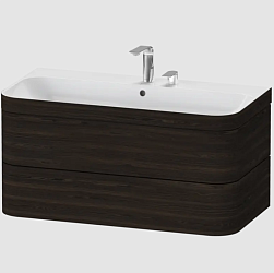 Тумба под раковину Duravit Happy D.2 Plus HP4638E6969, орех брашированный