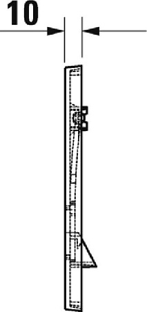 Клавиша смыва Duravit DuraSystem A1 WD5001021000, хром - duravit shop