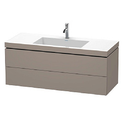 Тумба под раковину Duravit L-Cube LC6929O4343, базальт матовый