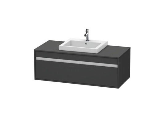 Тумба под раковину Duravit Ketho KT679604949, графит матовый - duravit shop
